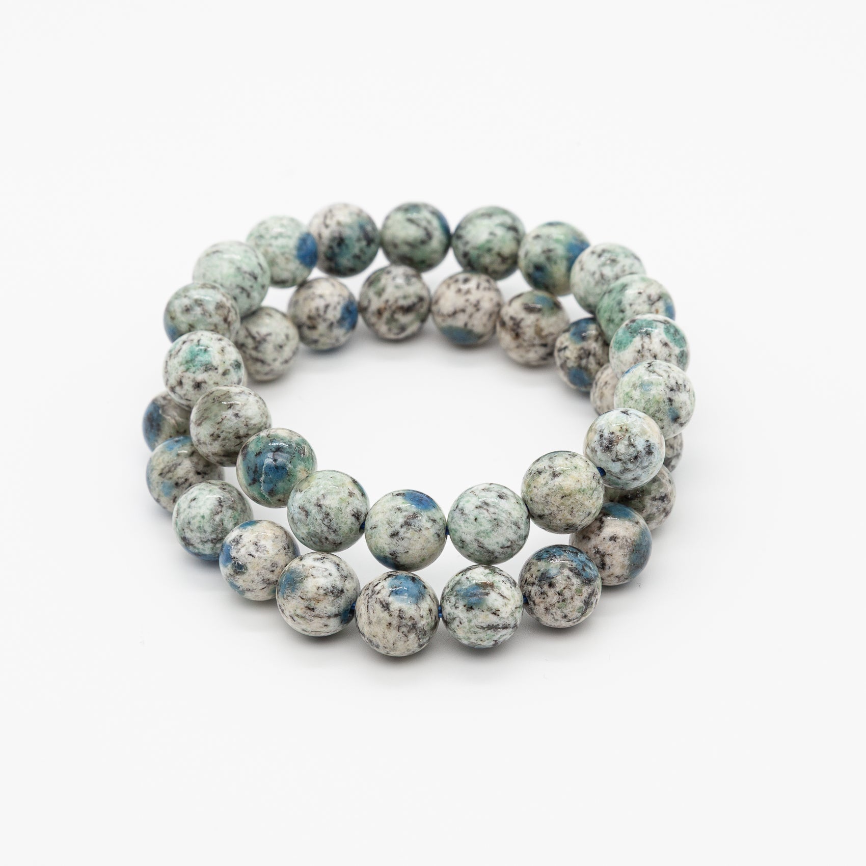 10mm Round Beads K2 Stone Bracelet | Serenity in Every Sphere