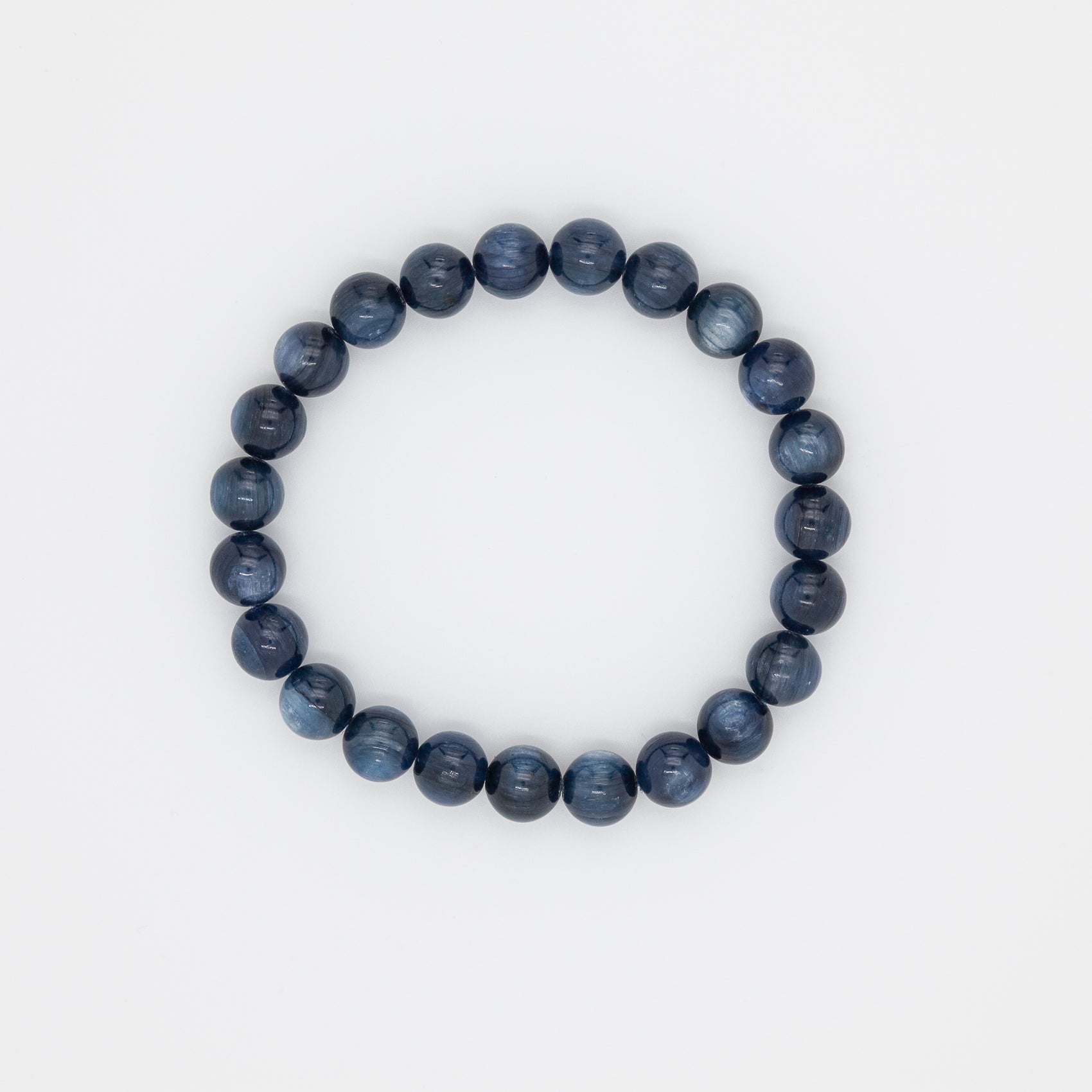The Classic & Elegant | 8mm Round Beads Kyanite Serenity Bracelet