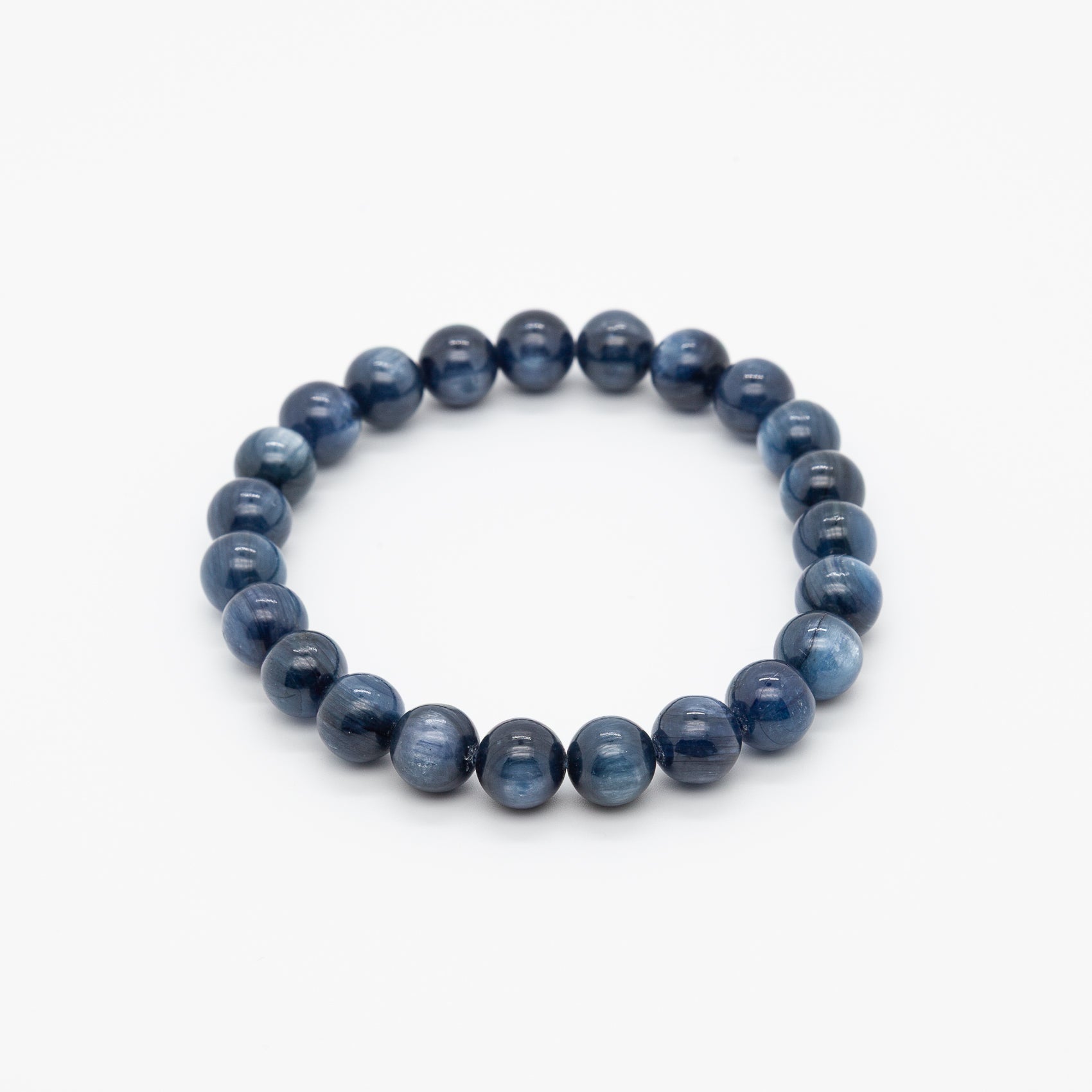 The Classic & Elegant | 8mm Round Beads Kyanite Serenity Bracelet
