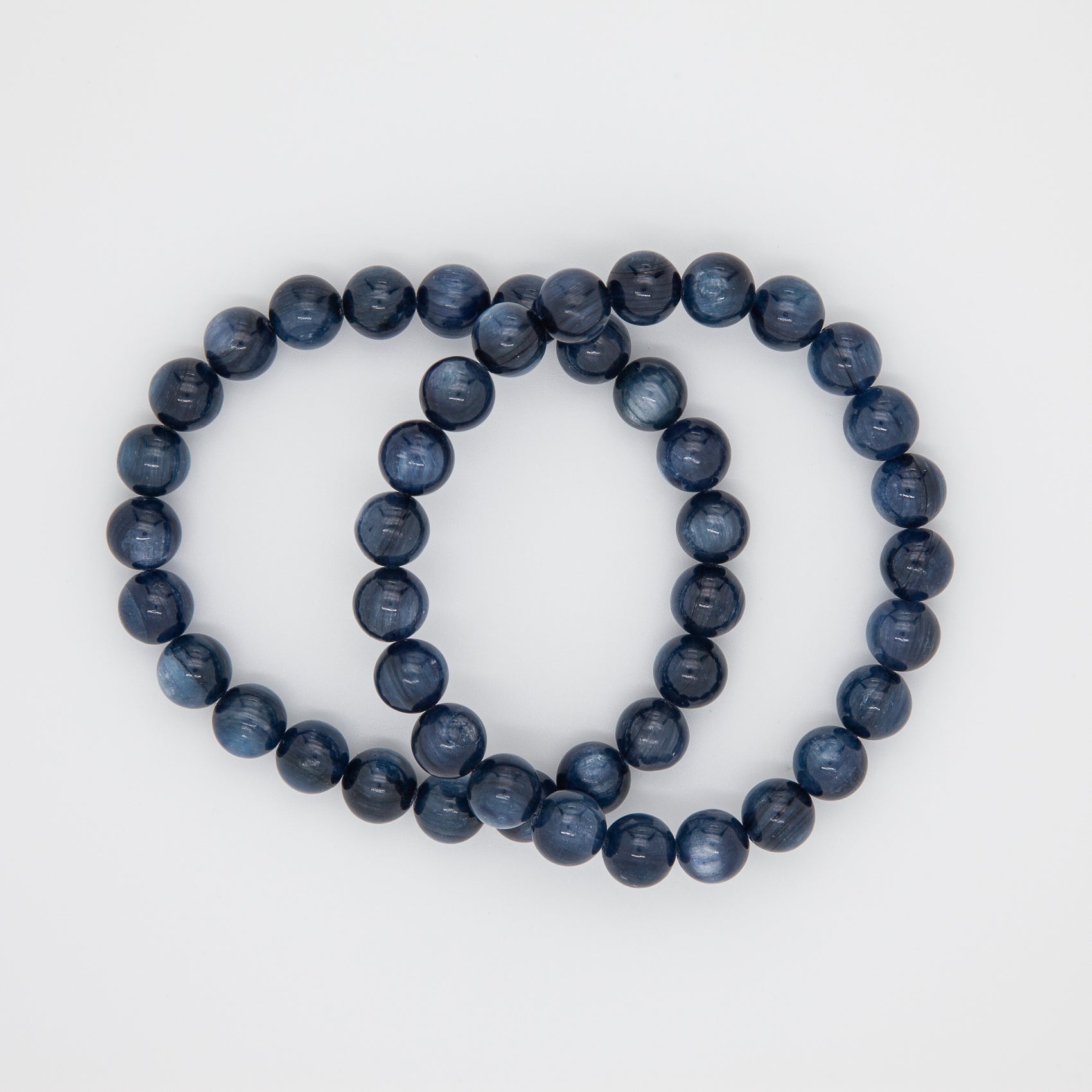 The Classic & Elegant | 8mm Round Beads Kyanite Serenity Bracelet