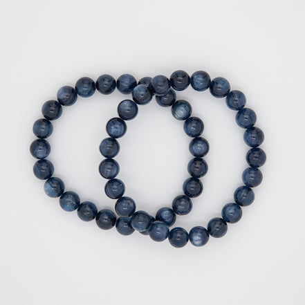 The Classic & Elegant | 8mm Round Beads Kyanite Serenity Bracelet