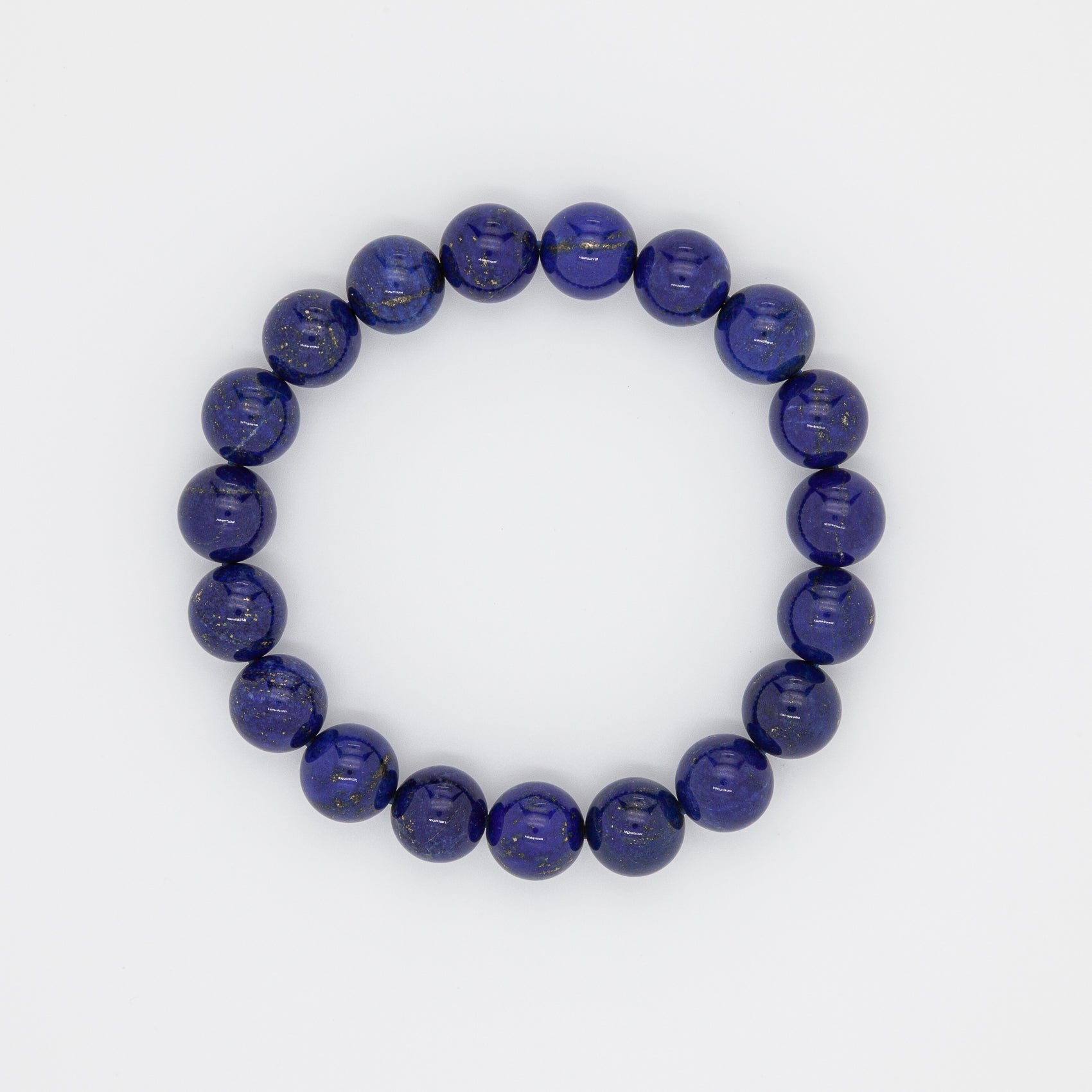 Ancient Wisdom 10mm Lapis Bracelet