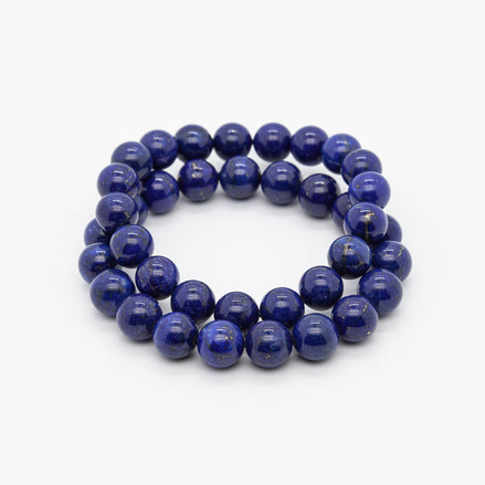 Ancient Wisdom 10mm Lapis Bracelet
