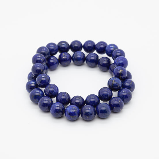 Ancient Wisdom 10mm Lapis Bracelet