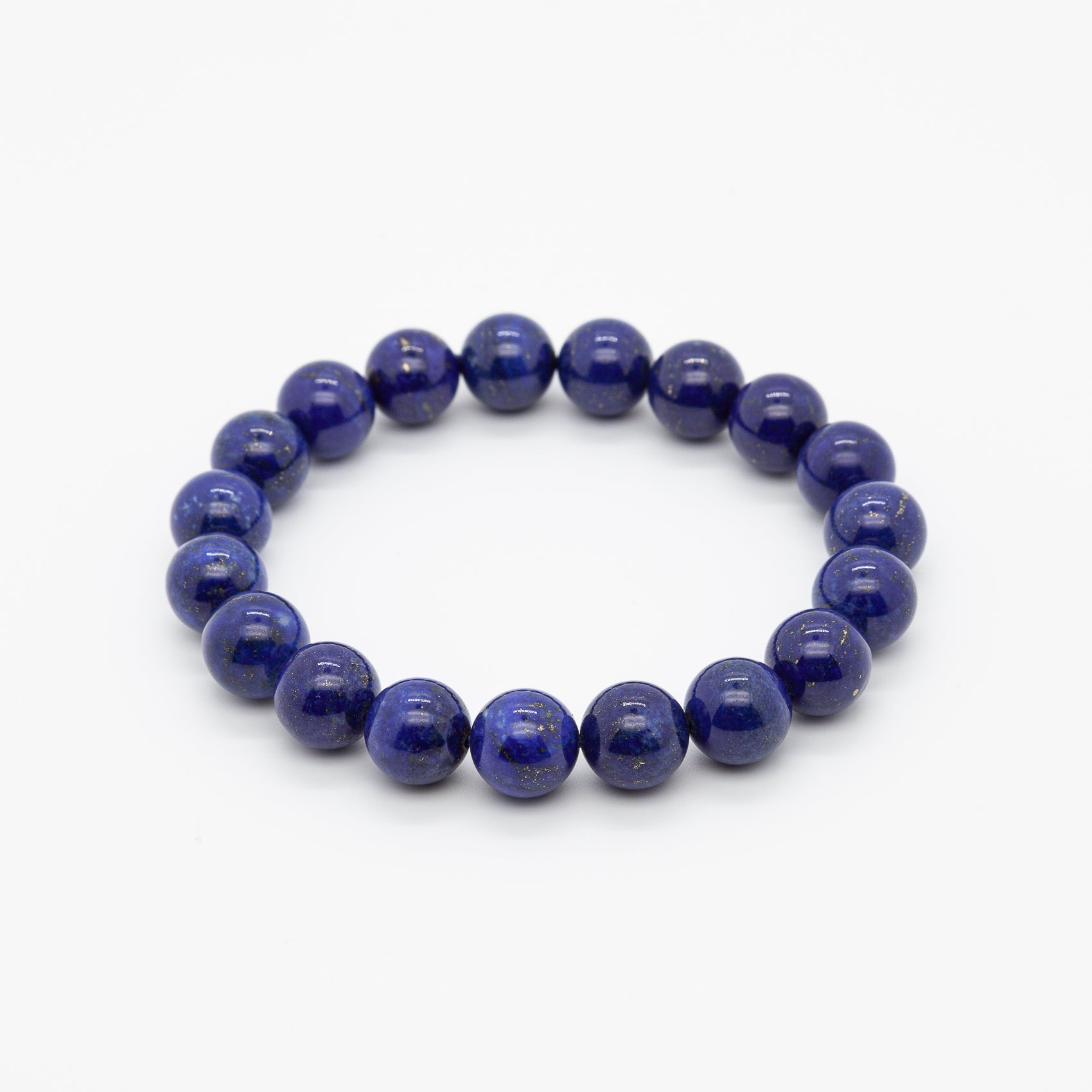 Ancient Wisdom 10mm Lapis Bracelet