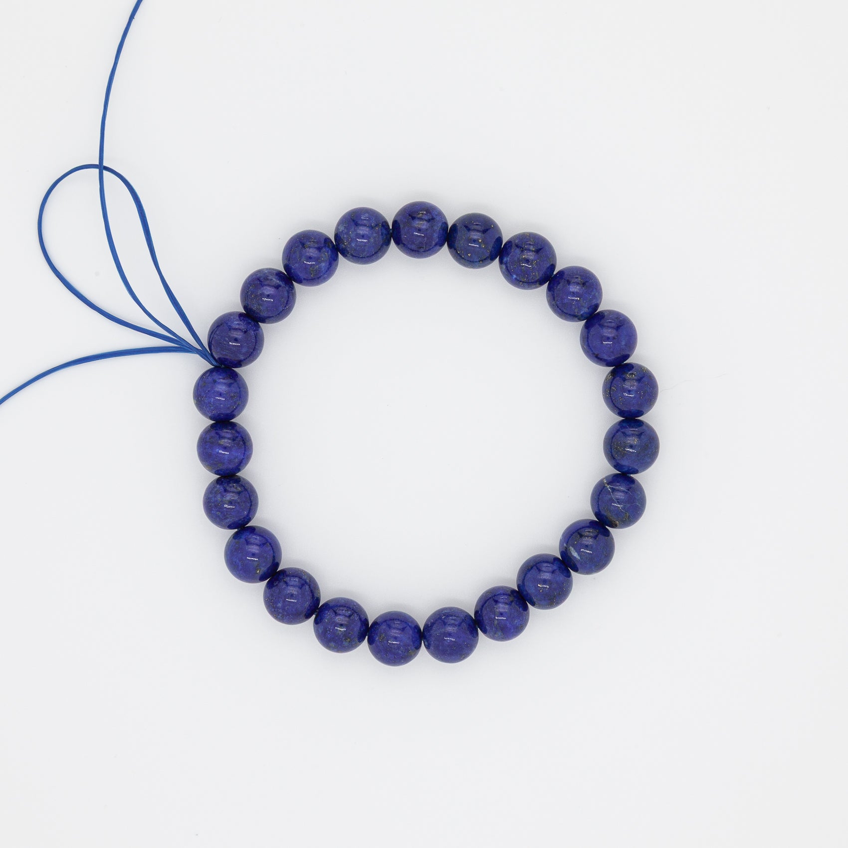 Ancient Wisdom 8mm Lapis Bracelet