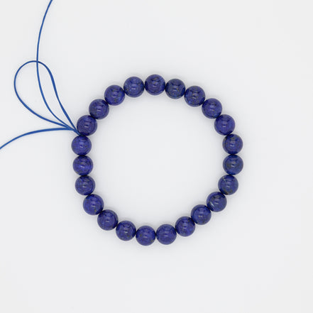 Ancient Wisdom 8mm Lapis Bracelet