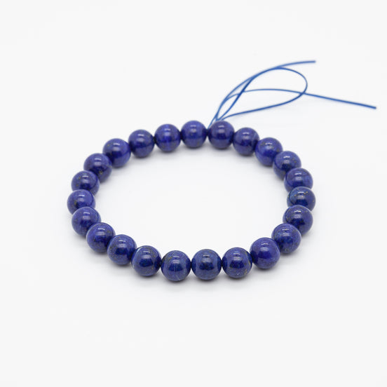 Ancient Wisdom 8mm Lapis Bracelet