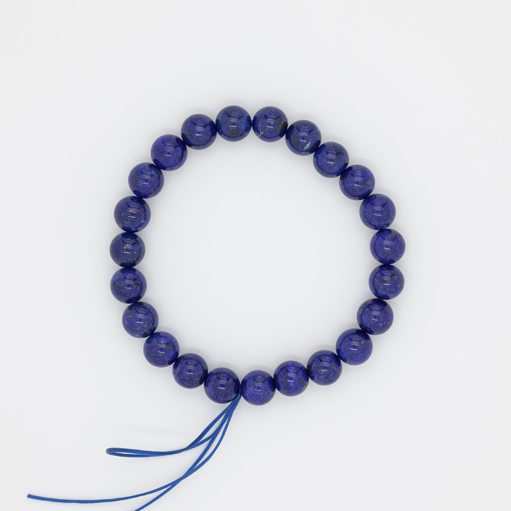 Ancient Wisdom 8mm Lapis Bracelet
