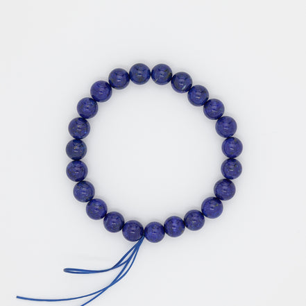 Ancient Wisdom 8mm Lapis Bracelet
