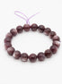 Mica Purple Gemstone Bracelet | 10mm Round Beads