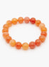 Sun-Kissed Serenity | 10mm Orange Chalcedony Bracelet