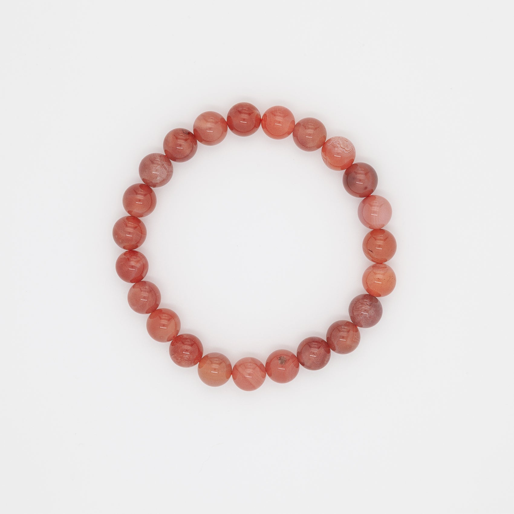 Pink Botswana Bracelet | 8mm Round Beads