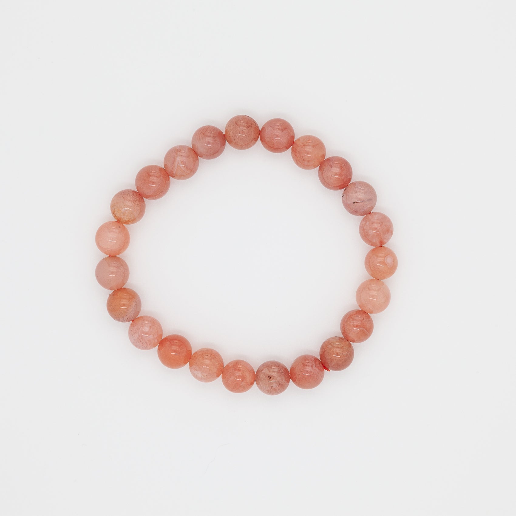 Pink Botswana Bracelet | 8mm Round Beads