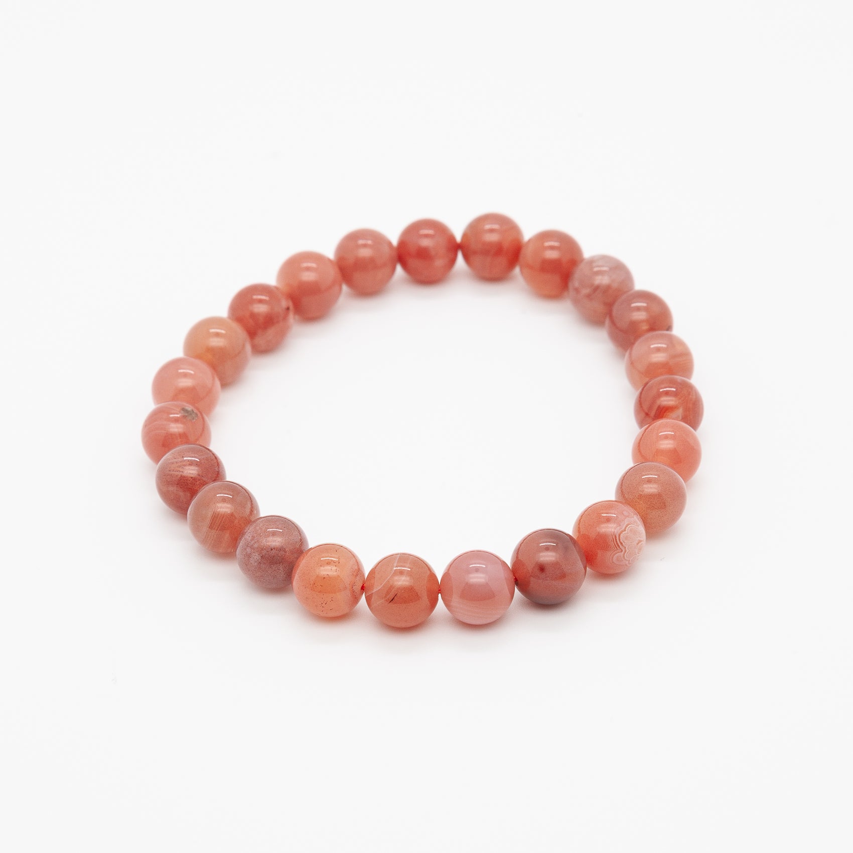 Pink Botswana Bracelet | 8mm Round Beads