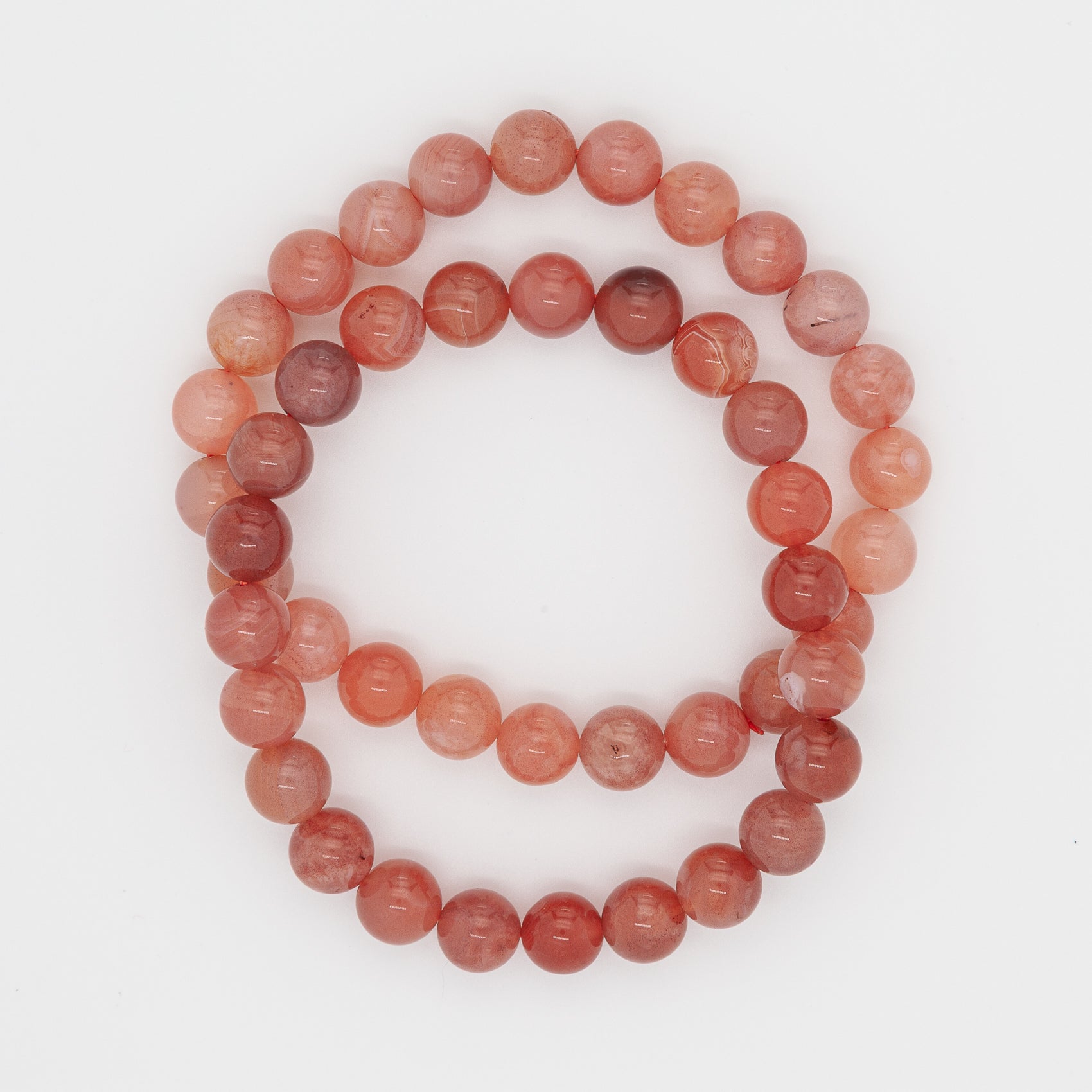 Pink Botswana Bracelet | 8mm Round Beads