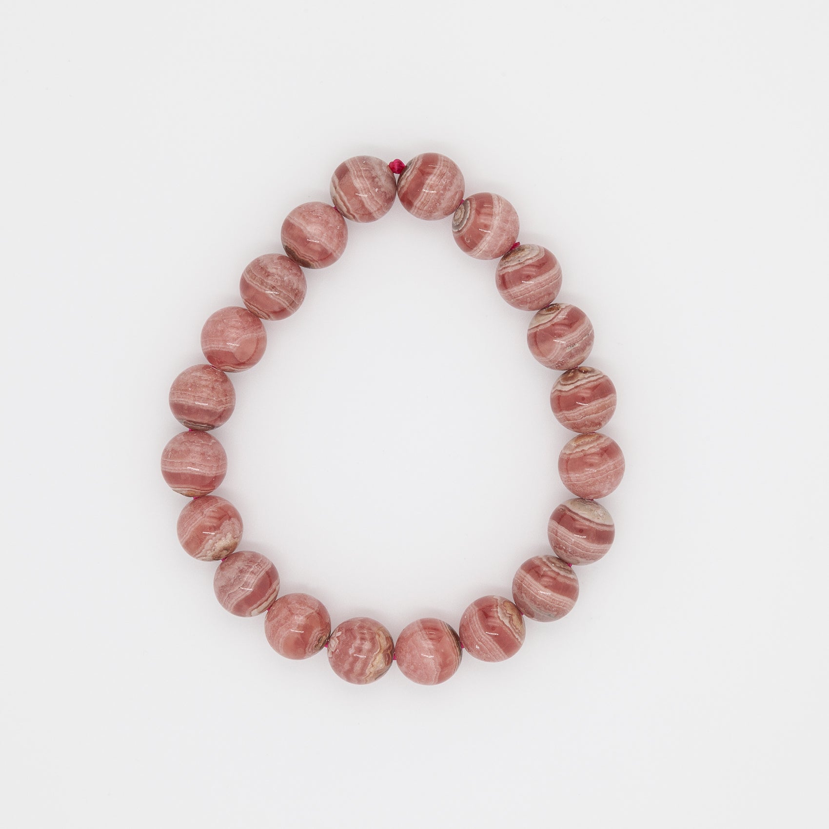 9mm Rhodochrosite Bracelet | The Stone of the Heart