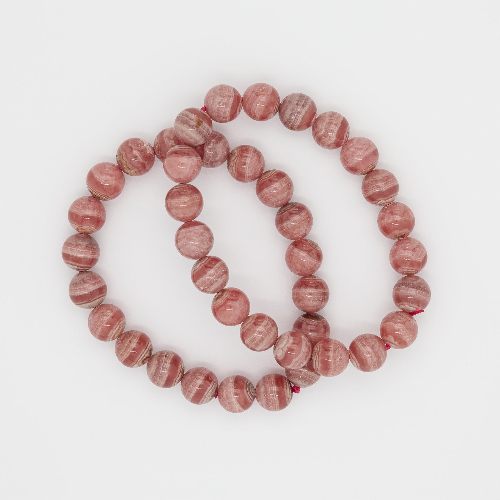 9mm Rhodochrosite Bracelet | The Stone of the Heart