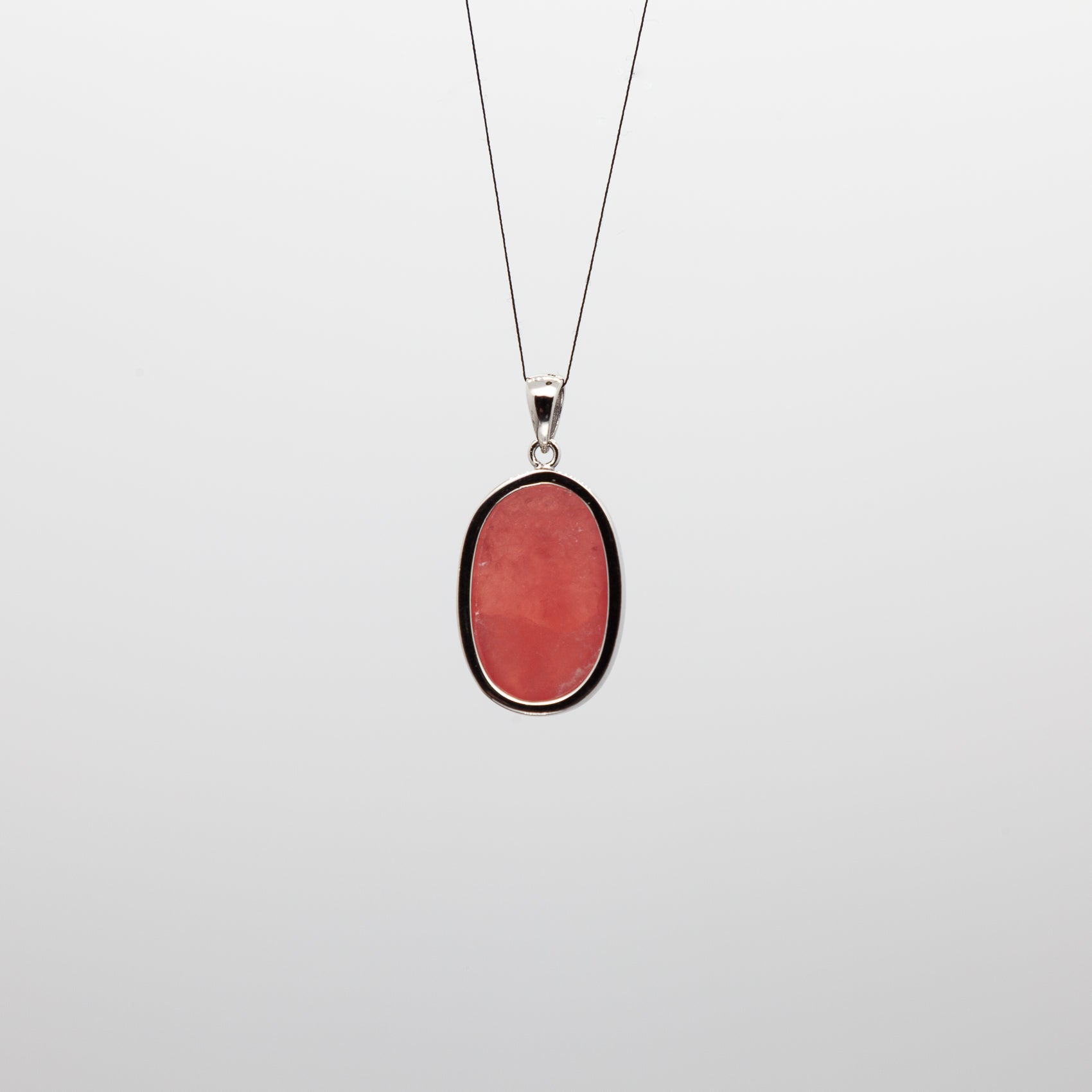 Oval Rhodochrosite Pendant | Wear Your Heart on a Chain.