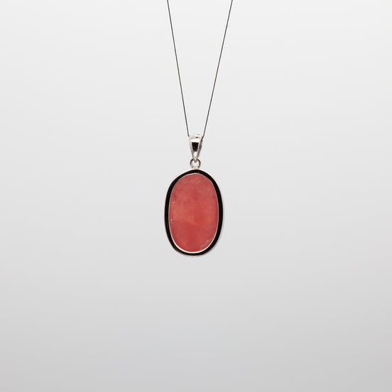 Oval Rhodochrosite Pendant | Wear Your Heart on a Chain.