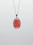 Oval Rhodochrosite Pendant | Wear Your Heart on a Chain.