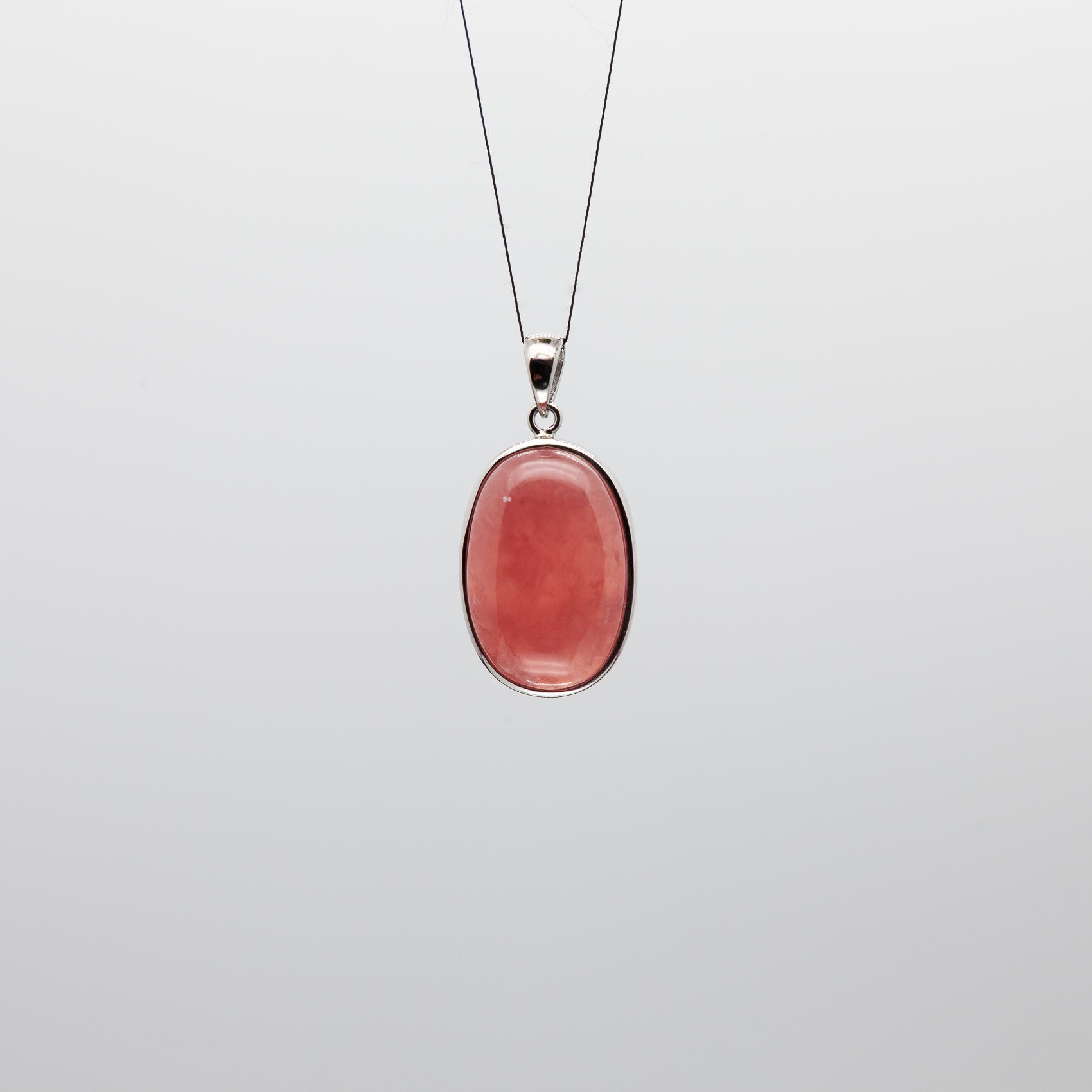 Oval Rhodochrosite Pendant | Wear Your Heart on a Chain.