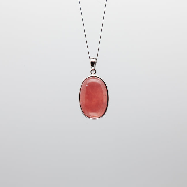 Oval Rhodochrosite Pendant | Wear Your Heart on a Chain.