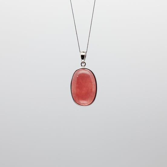 Oval Rhodochrosite Pendant | Wear Your Heart on a Chain.