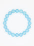 10mm Sea Blue Chalcedony Bracelet |  Serenity in Every Sphere