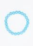 8mm Sea Blue Chalcedony Bracelet |  Serenity in Every Sphere