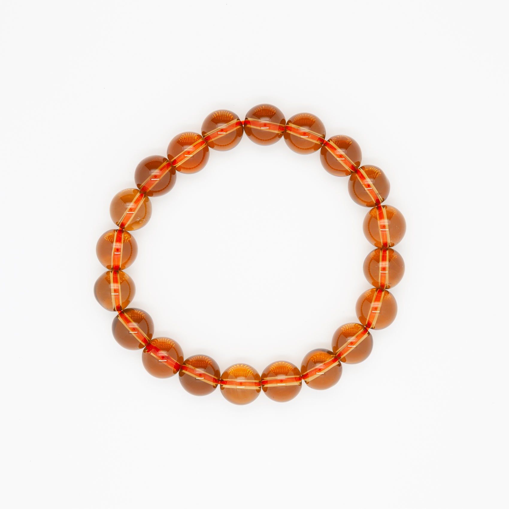 Smoky Quartz Bracelet | 10mm Round Beads