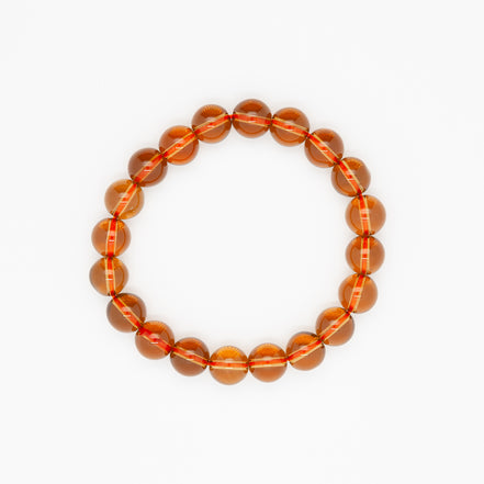 Smoky Quartz Bracelet | 10mm Round Beads