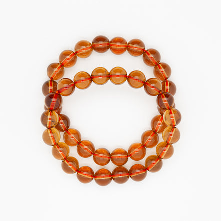 Smoky Quartz Bracelet | 10mm Round Beads
