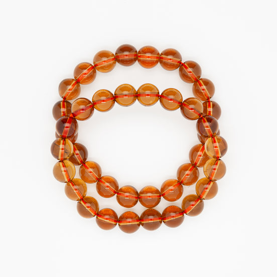 Smoky Quartz Bracelet | 10mm Round Beads