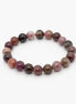 9mm Round Tourmaline Bead Bracelet | Stretch Design