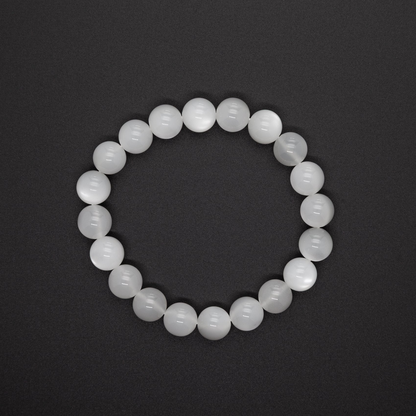 A Whisper of Moonlight | Our 10mm White Moonstone Bracelet